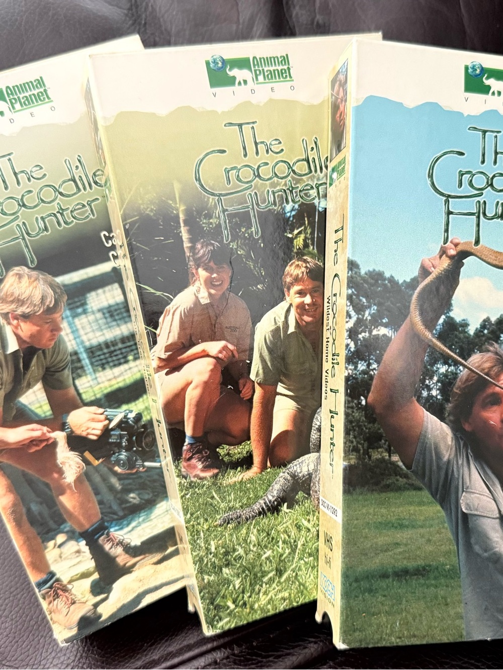Vintage The Crocodile Hunter VHS Set of 3 tapes
